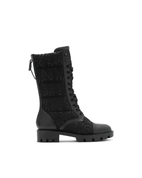 Pavleta Canvas Combat Boots