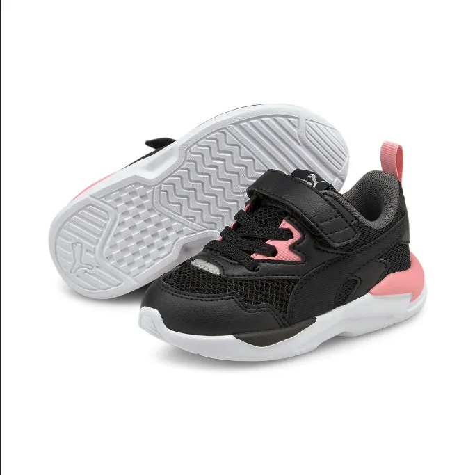 Puma scarpa sneakers da bambina X-Ray Lite 374398 17 nero rosa argento