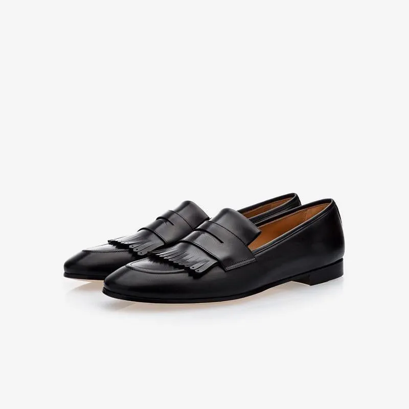 Refined Leather Penny Loafers
