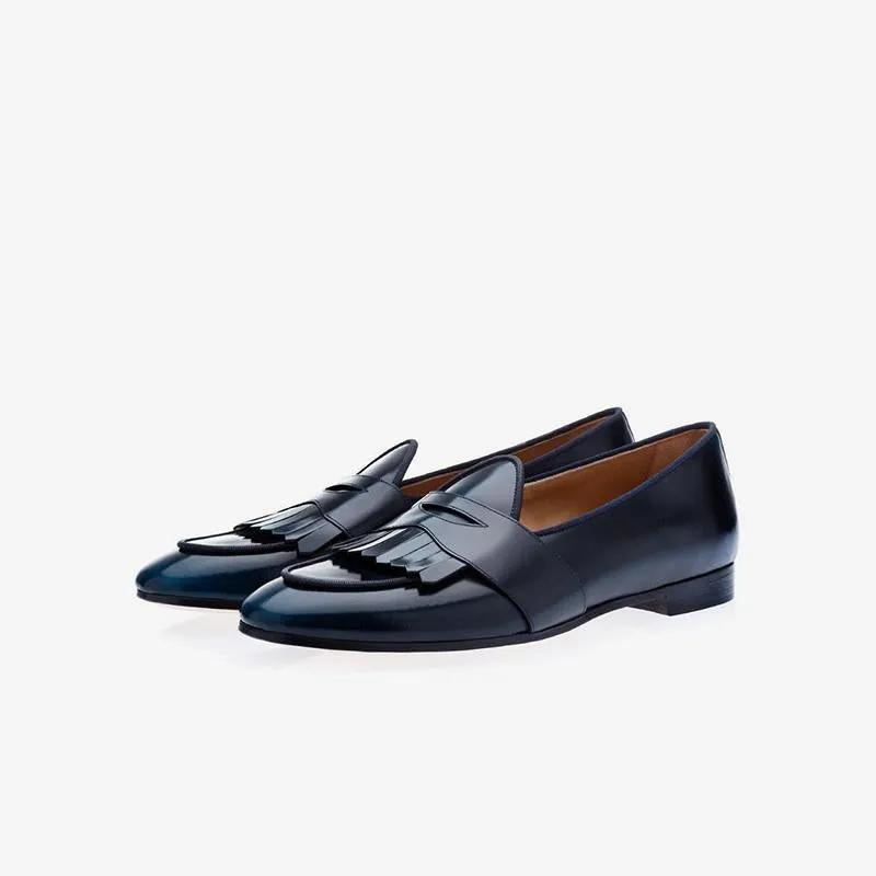 Refined Leather Penny Loafers