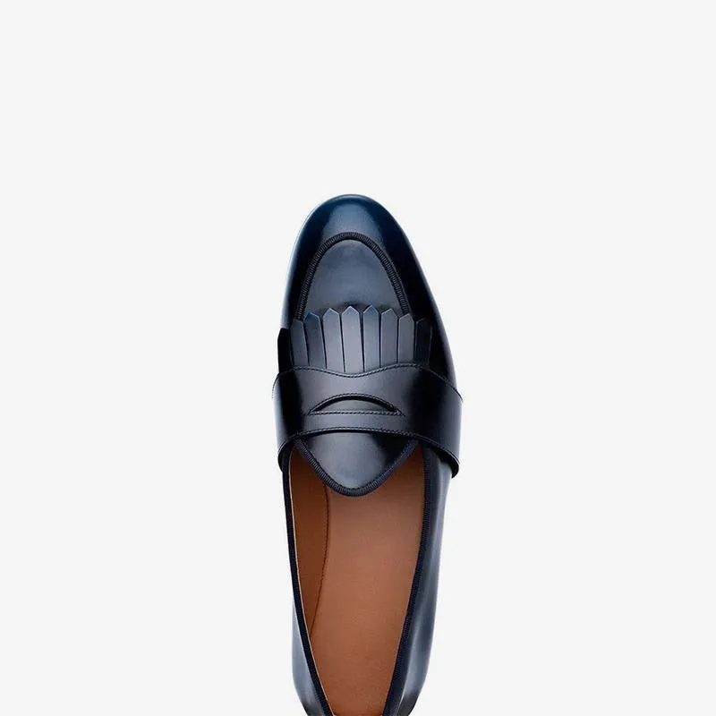 Refined Leather Penny Loafers