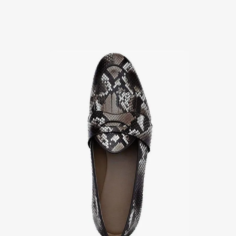 Refined Leather Penny Loafers