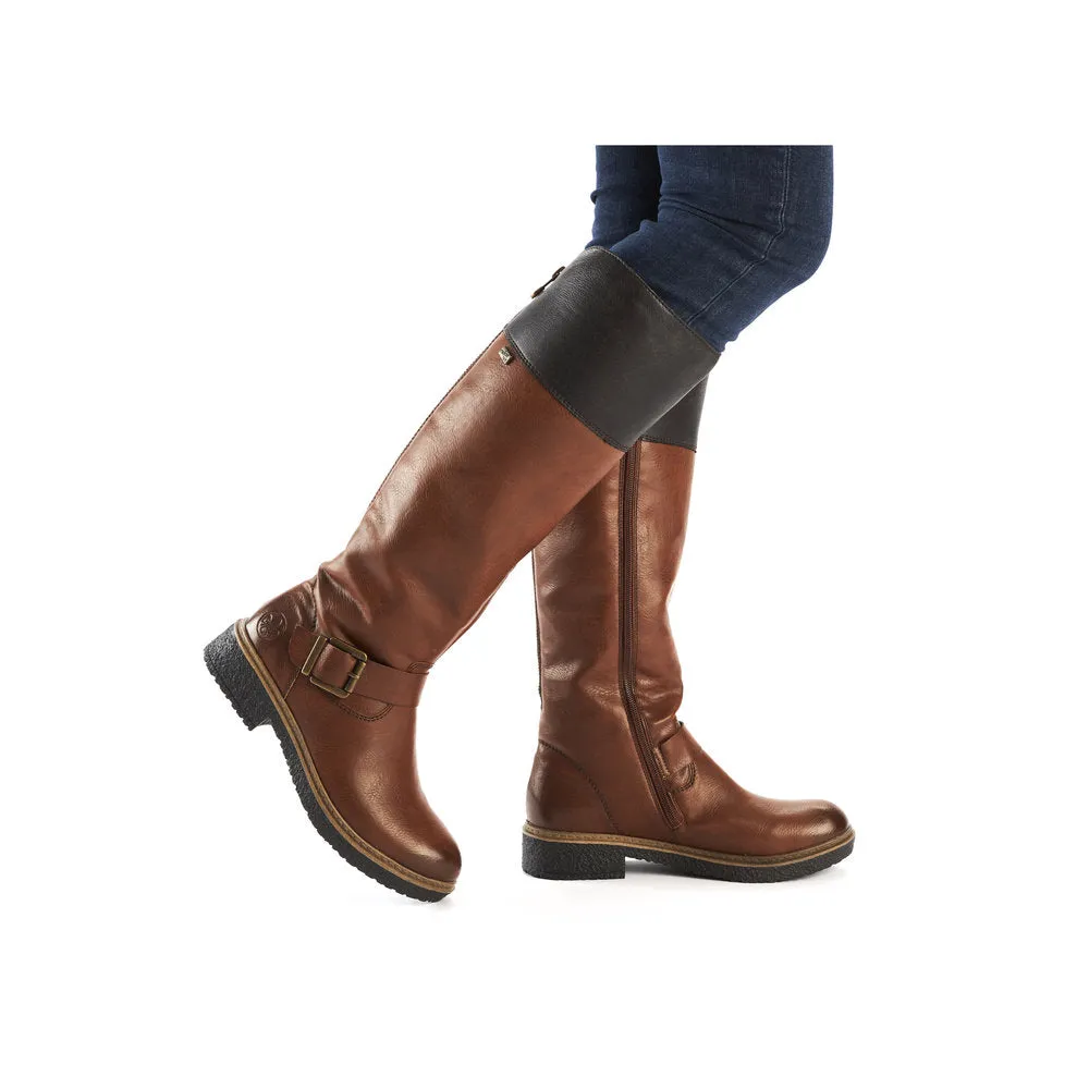 Rieker Z5092 MUSCAT Long Leg Water Resistant Riding Style Boot Z5092-24