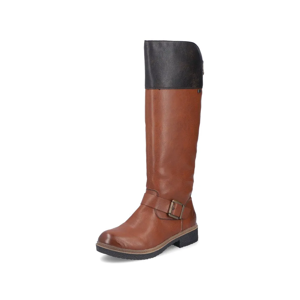 Rieker Z5092 MUSCAT Long Leg Water Resistant Riding Style Boot Z5092-24