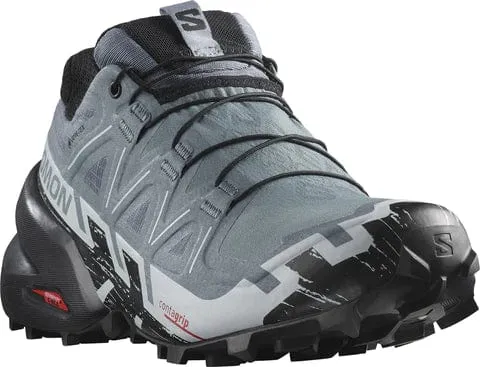 Salomon Women's Speedcross 6 Gore-Tex® Trail Runners- Flint Stone/ Black