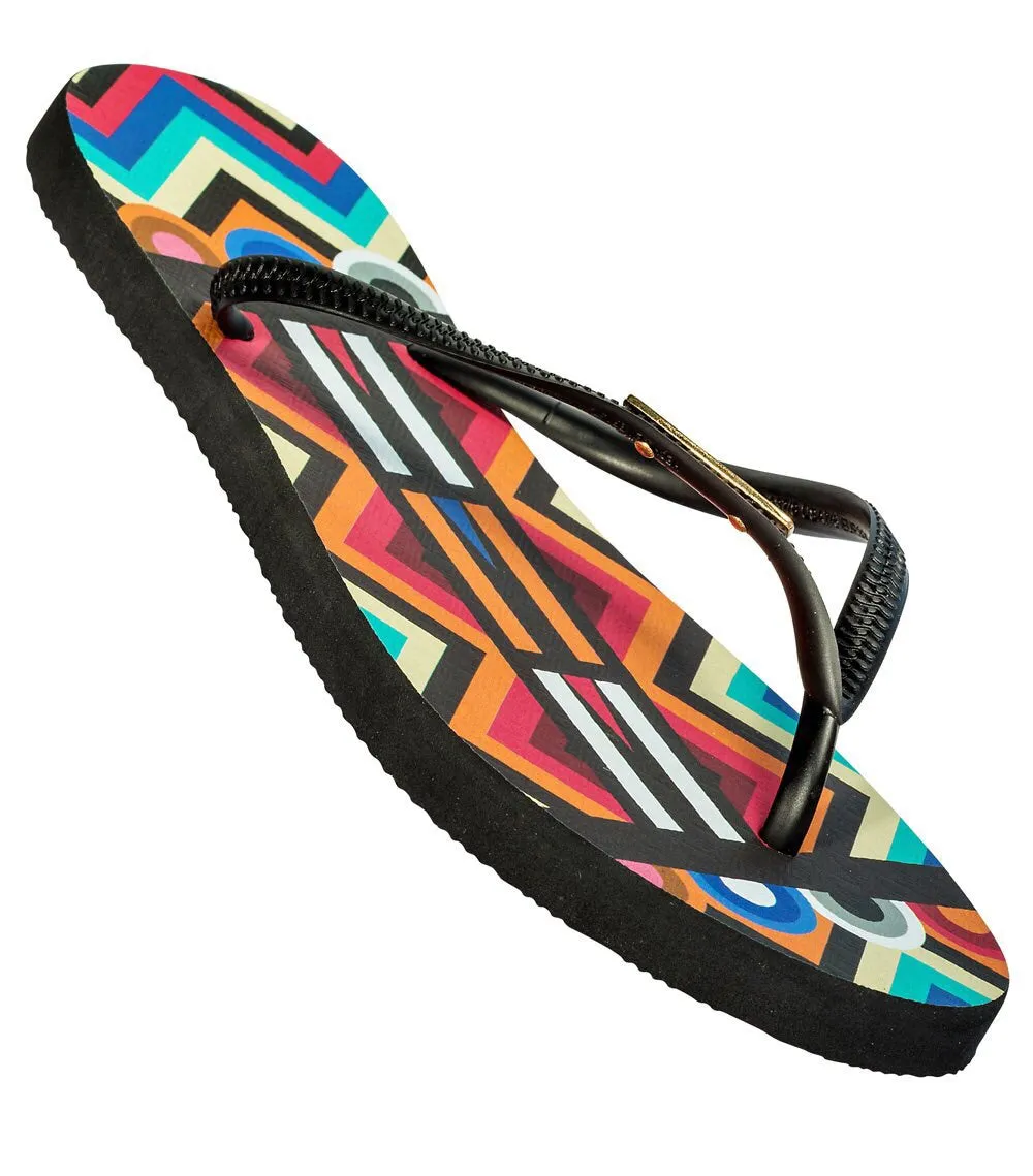 Samba Sol Women's Fashion Collection Flip Flops - Tribal