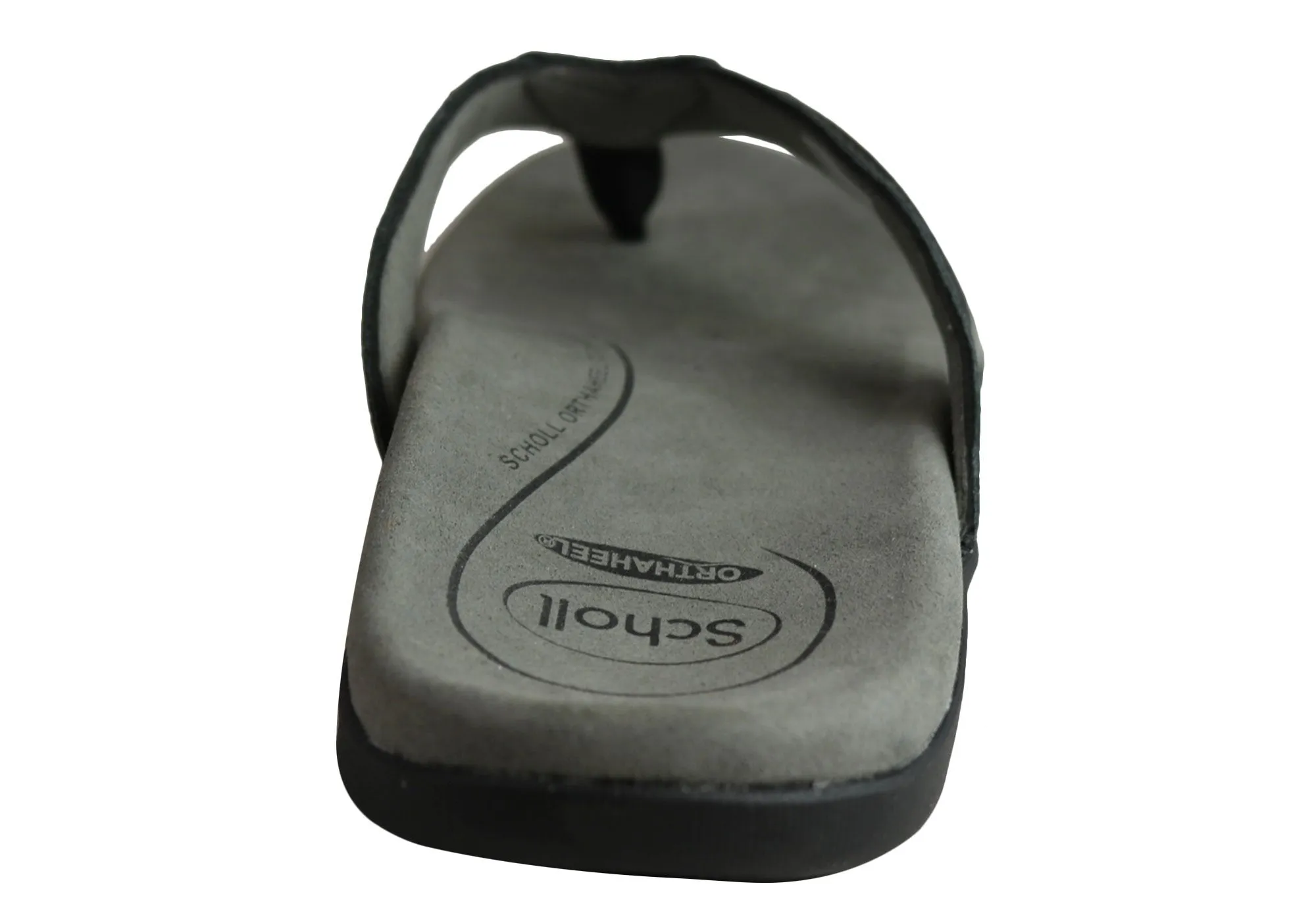 Scholl Orthaheel Bondi II Mens Comfort Orthotic Thongs With Support