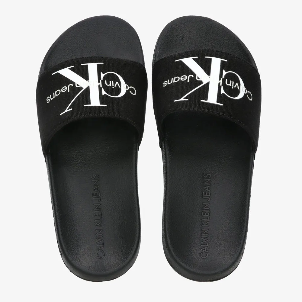 Slide Monogram Co Slides - Black
