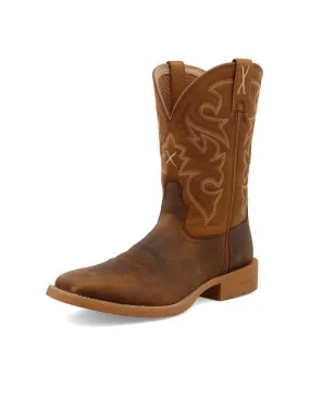 Twisted X Western Boots Mens 11" Shaft Saddle Rustic Orange MXTR005