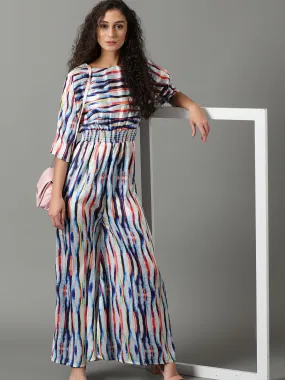Women's Multi Striped Jumpsuit