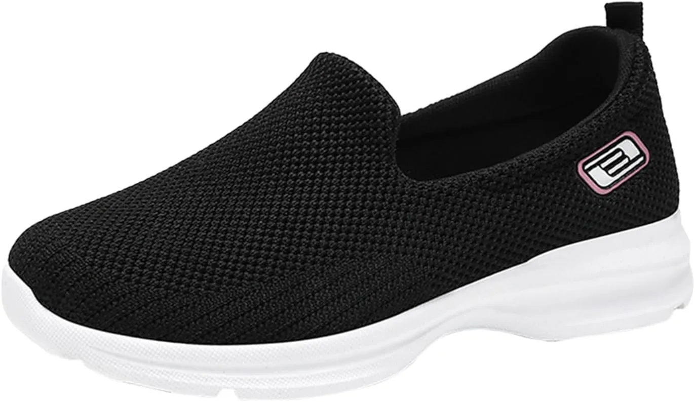 Women's Woven Orthopedic Breathable Soft Shoes Arch Support, Diabetes Foam Shoes Walking Anti-Skid Sports Shoes 2024 New Fall