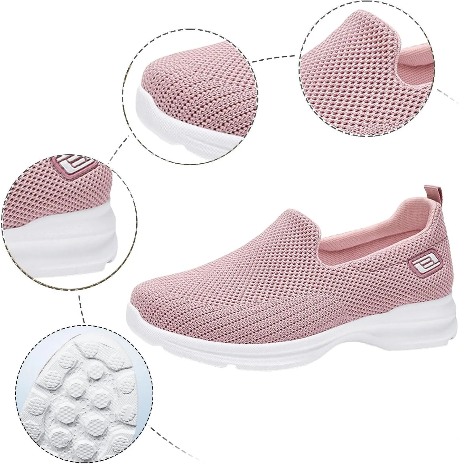 Women's Woven Orthopedic Breathable Soft Shoes Arch Support, Diabetes Foam Shoes Walking Anti-Skid Sports Shoes 2024 New Fall
